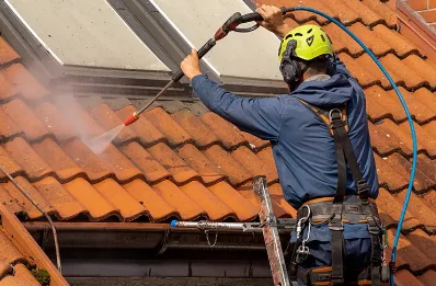 Démoussage et hydrofuge de toiture à Dolleren